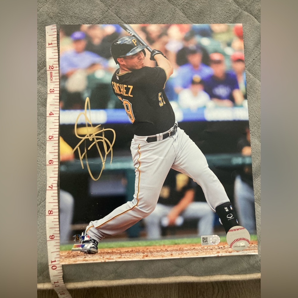 MLB Pirates Tony Sanchez 59 Signed Picture